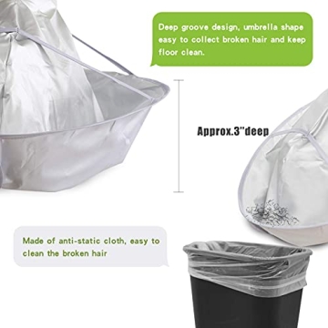 woniutch Hair Cutting Cape for Adults and Kids