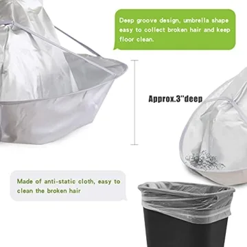 woniutch Hair Cutting Cape for Adults and Kids