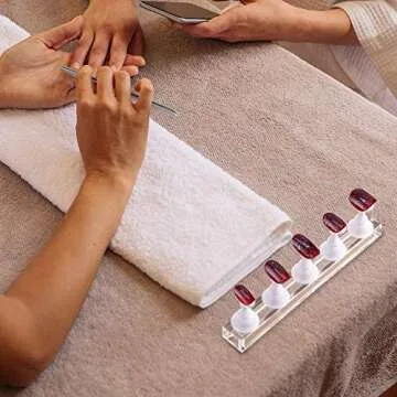 4 Sets of Magnetic Acrylic Nail Display Stands for Artists