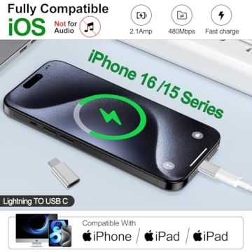 4-Pack USB-C Adapters for Lightning Cables - Save Money!