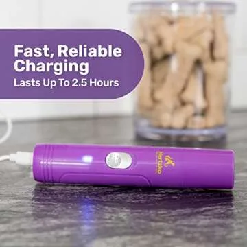 Hertzko Rechargeable Dog Nail Grinder for Stress-Free Grooming