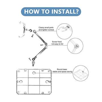 XISTEST Action Figure Stand, 8 PCS Assembly Action Figure Display Holder Base Doll Model Support Stand Compatible with HG RG SD SHF Gundam 1/144 Toy with Screwdriver Transparent