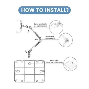 XISTEST Action Figure Stand, 8 PCS Assembly Action Figure Display Holder Base Doll Model Support Stand Compatible with HG RG SD SHF Gundam 1/144 Toy with Screwdriver Transparent