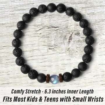 THEMEROL Valentines Gifts for Kids Boys Gifts Easter Stuffers Personalized Birthday Cards 5 7 9 11 Year Old Beaded Bracelets School Classroom Graduation Christmas Stocking Day