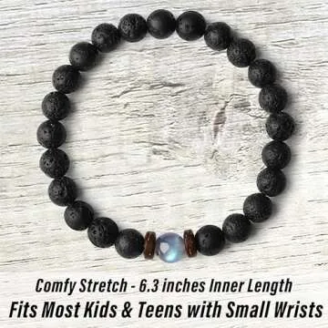 THEMEROL Valentines Gifts for Kids Boys Gifts Easter Stuffers Personalized Birthday Cards 5 7 9 11 Year Old Beaded Bracelets School Classroom Graduation Christmas Stocking Day