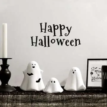 Pawliss Halloween Light-Up Ceramic Ghost Decorations