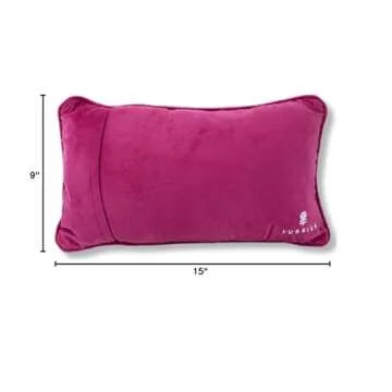 FURBISH Handmade Needlepoint Decorative Throw Pillow - Got it All Together - 9" x 15" - Small Embroidered Accent Pillow for Bed, Chair, Couch, Sofa - Aesthetic Room Decor