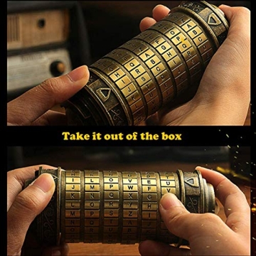 Cryptex Mini Lock Puzzle Box - Unique Gift Idea