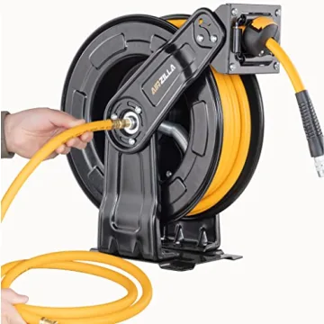 AIRZILLA Retractable Air Hose Reel 65Ft Heavy Duty