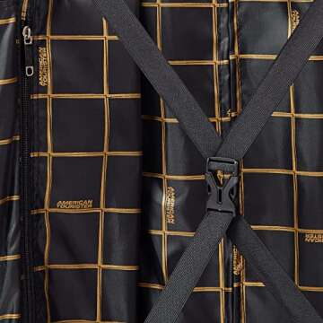 American Tourister Moonlight Hardside Expandable Luggage with Spinner Wheels, Rose Gold, Carry-On 21-Inch