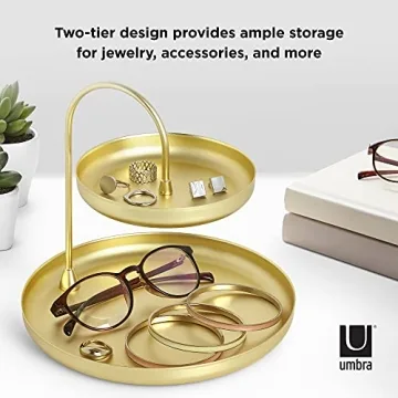 Stylish Umbra Poise Jewelry Tray for Elegant Storage