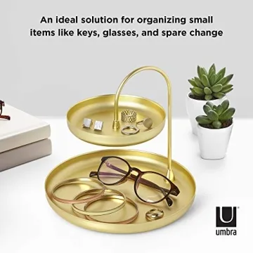 Stylish Umbra Poise Jewelry Tray for Elegant Storage