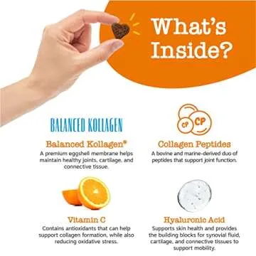 Zesty Paws Multi Collagen Soft Chews for Dogs - for Hip, Joint & Cartilage Support + Skin Health - with Collagen - Plus Eggshell Membrane, Vitamin C & Hyaluronic Acid - 90 Count