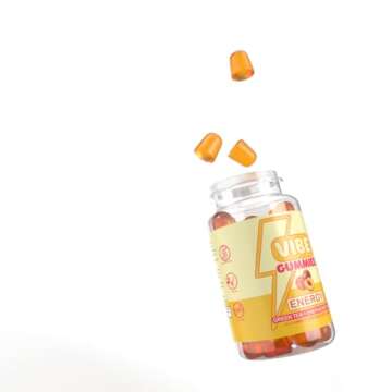 Vibe Gummies - Natural Energy Boosting Gummies 60 Count
