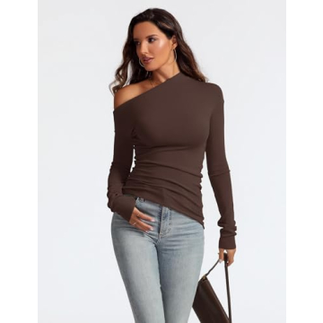 Trendy Meetrendi Off Shoulder Long Sleeve Top for Women