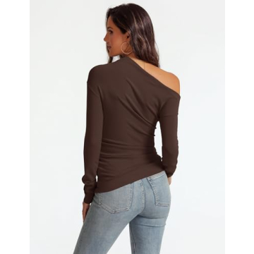 Trendy Meetrendi Off Shoulder Long Sleeve Top for Women