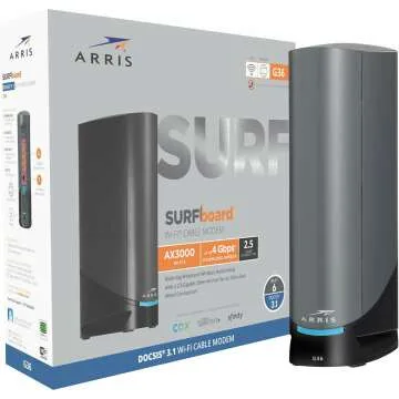 ARRIS G36 Cable Modem WiFi 6 Combo - Fast Speeds