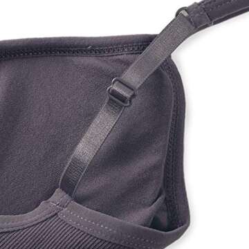 MISS FORTUNE Women Longline Bra Comfy Padded Tank Crop Top