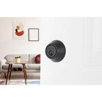 BRINKS Matte Black Deadbolt ANSI Grade 2 Home Security Lock