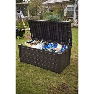 Keter Outdoor Storage Deck Box Waterproof 120 Gallon