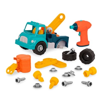 Battat – Classic Construction Toy – Pretend Play Tools – Toddler Trucks – Dexterity Building...