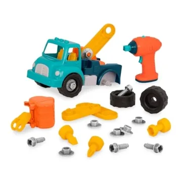 Battat Classic Construction Toy with Take Apart Crane for Kids