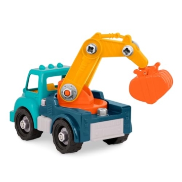 Battat Classic Construction Toy with Take Apart Crane for Kids