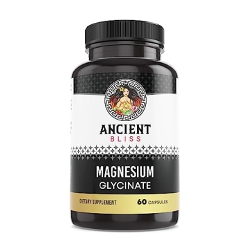 Ancient Bliss Magnesium Glycinate Capsules: Muscle, Nerve, & Digestive Support
