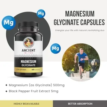 Ancient Bliss Magnesium Glycinate for Muscle and Nerve Health