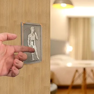 Michelangelo David 3D Light Switch Cover for Unique Decor