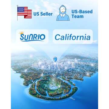 Sunrio 2024 New River Floats for Adults Heavy Duty Pool Floats Premium River Tube with Mesh Bottom L...