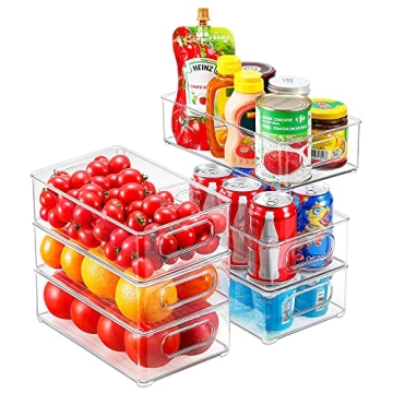 Kapebow Kitchen Storage Organizer Bins for Easy Organization