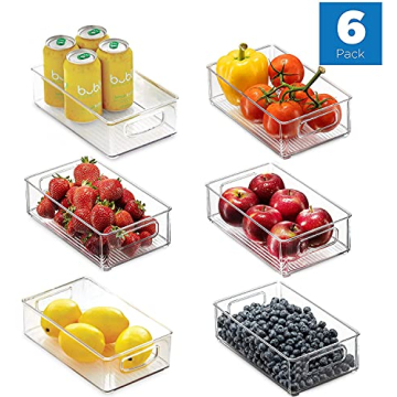Kapebow Kitchen Storage Organizer Bins for Easy Organization