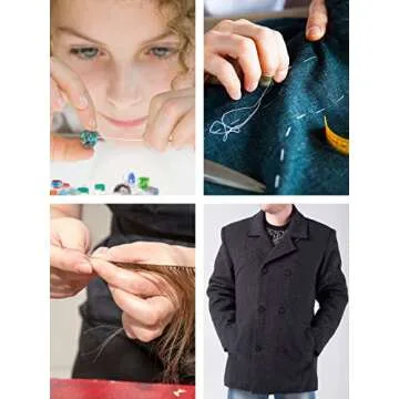 Mandala Crafts Bonded Nylon Thread Gold Heavy Duty Sewing Threads - 1500 YDs Size 69 210D T70 Tex 70 Thread for Leather Jeans Weaving Outdoor Marine Upholstery Threads