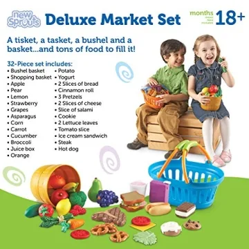 Learning Resources Play Food Set - 32 Pieces for Kids