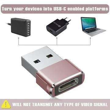 Basesailor USB to USB C Adapter 3 Pack,Type C Female A Male Charger Converter for Apple Watch Ultra iWatch 8 7 SE,iPhone 16 15 14 13 Pro,Airpods 2,iPad 8th 9th 10th Air 4th 5th Mini 6th Generation,OTG