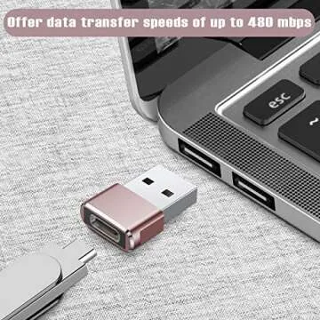 Basesailor USB to USB C Adapter 3 Pack,Type C Female A Male Charger Converter for Apple Watch Ultra iWatch 8 7 SE,iPhone 16 15 14 13 Pro,Airpods 2,iPad 8th 9th 10th Air 4th 5th Mini 6th Generation,OTG