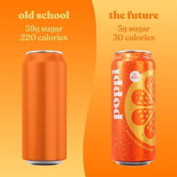 POPPI Sparkling Prebiotic Soda 16oz 12 Pack