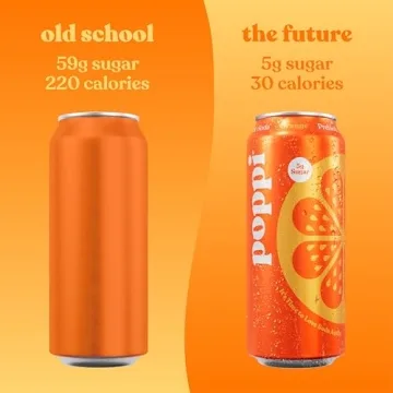 POPPI Sparkling Prebiotic Soda 16oz 12 Pack