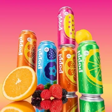 POPPI Sparkling Prebiotic Soda 16oz 12 Pack