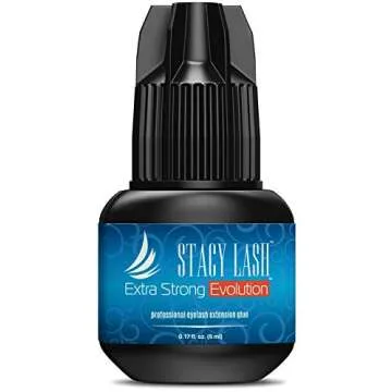 Extra Strong Evolution Eyelash Extension Glue + Gel Remover - Stacy Lash / 1-2 sec Drying time/Reten...
