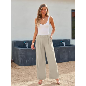 LILLUSORY Wide Leg Dress Pants for Women|Elegant & Comfortable