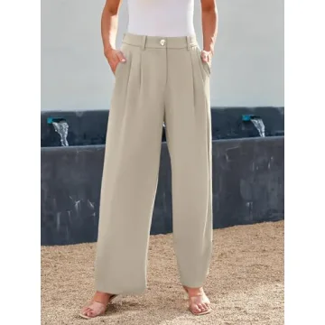 LILLUSORY Wide Leg Dress Pants for Women|Elegant & Comfortable