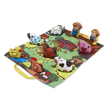Melissa & Doug Farm Play Mat - Fun & Traveling Ready!