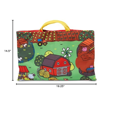 Melissa & Doug Farm Play Mat - Fun & Traveling Ready!