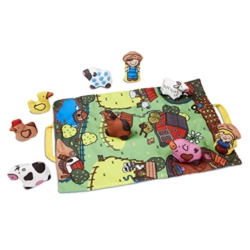 Melissa & Doug Farm Play Mat - Fun & Traveling Ready!