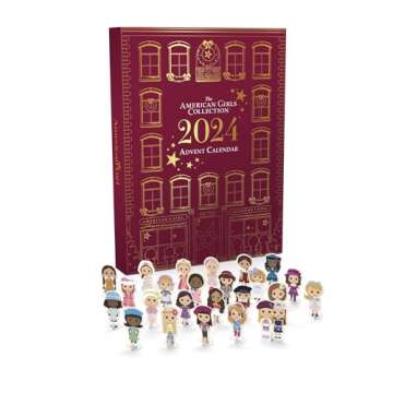 The American Girls Collection 2024 Advent Calendar, Christmas Holiday Countdown Gift Set with 24 Pieces, For Ages 8+