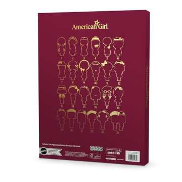The American Girls Collection 2024 Advent Calendar, Christmas Holiday Countdown Gift Set with 24 Pieces, For Ages 8+