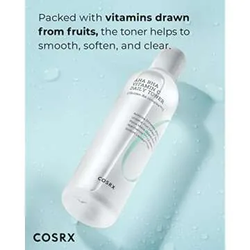 COSRX ABC Daily Toner, Korean Toner for Day & Night with AHA, BHA, & Vitamin C, Refreshing Exfoliati...