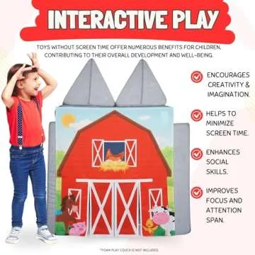 Couch Swag Barn Play Panel for Kids' Foam Sofa